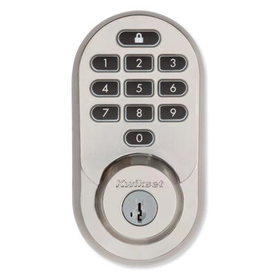 Kwikset Halo Keypad Wi-Fi Smart Lock, Satin Nickel